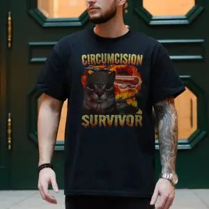 Circumcision Survivor Cursed Cat Funny Oddly Specific Meme T-Shirt 10 Circumcision Survivor Cursed Cat Funny Oddly Specific Meme T Shirt 4 1.jpg