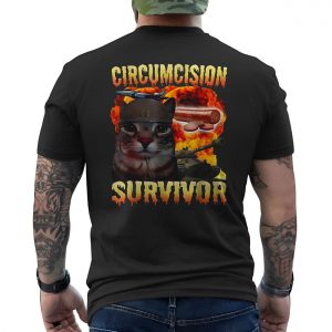 Circumcision Survivor Cursed Cat Funny Oddly Specific Meme T Shirt 6 1.jpg