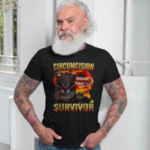 Circumcision Survivor Cursed Cat Funny Oddly Specific Meme T Shirt 7 1.jpg