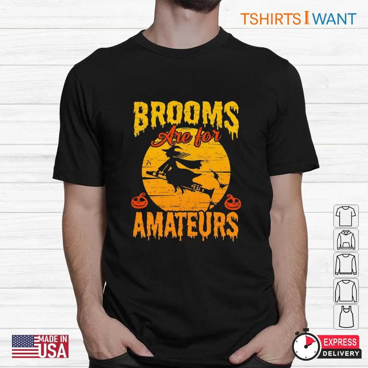 Clarinet Halloween Costume: Brooms Are For Amateurs Witch Clarinet Halloween Shirt 2 Clarinet Halloween Costume Witchy Musician Tee 2 1.jpg
