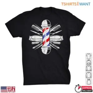 Classic Barber Pole Tools Barber Shop T Shirt 1 1.jpg