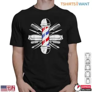Classic Barber Pole Tools Barber Shop T-Shirt 7 Classic Barber Pole Tools Barber Shop T Shirt 4 1.jpg