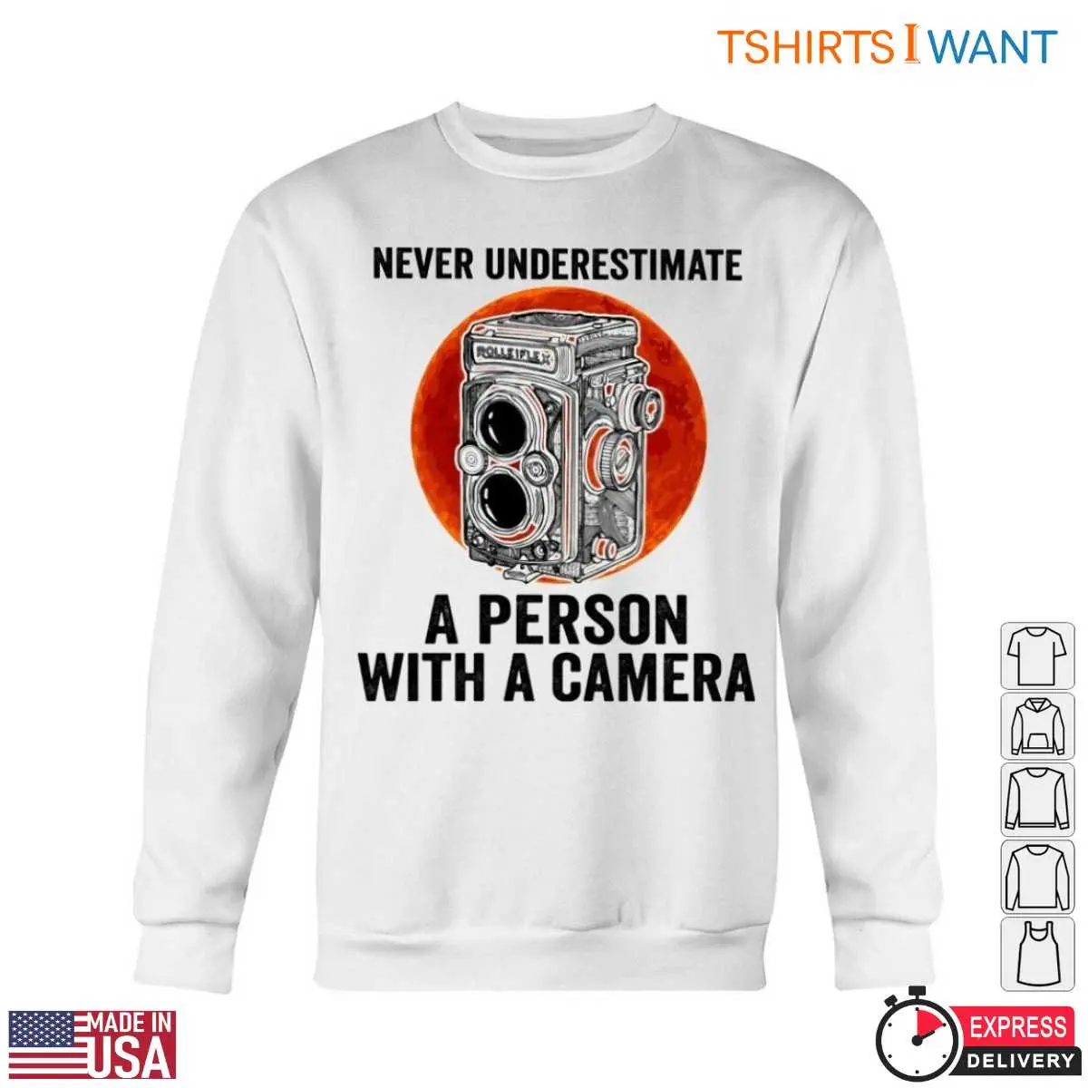 Classic Camera T Shirt Never Underestimate 6 1.jpg