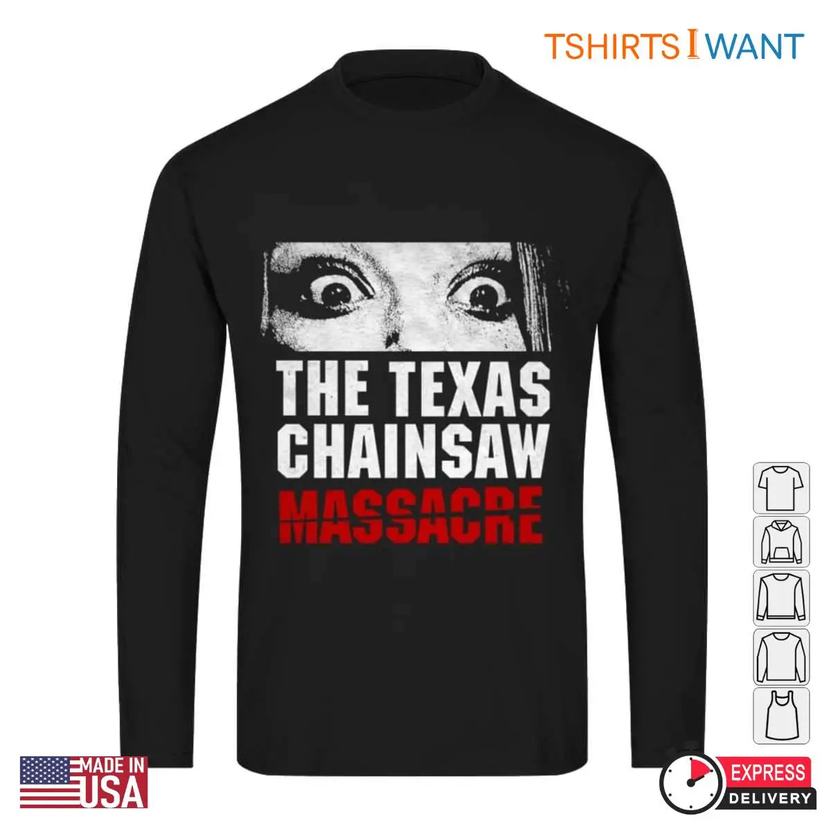 Classic Texas Chainsaw Massacre Horror Movie T-Shirt 11 Classic Texas Chainsaw Massacre Horror Movie T-Shirt Detail