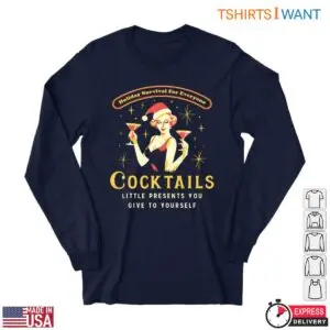 Cocktails T-Shirt - Holiday Survival for Everyone 6 Cocktails T Shirt Holiday Survival for Everyone 2 1.jpg
