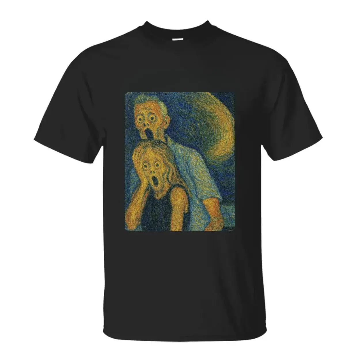 Coldplay Concert Meme Tee – Van Gogh Style Scream Parody Featuring Astronomer Execs 1 Coldplay Concert Meme Tee – Van Gogh Style Scream Parody Featuring Astronomer Execs 1