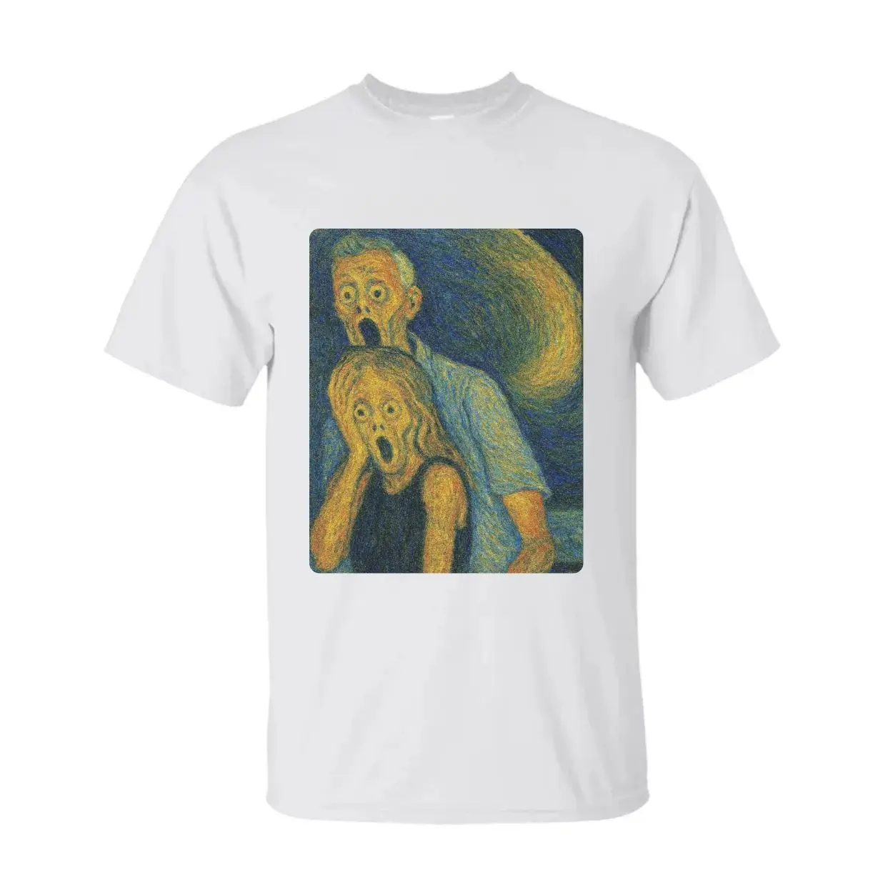 Coldplay Concert Meme Tee – Van Gogh Style Scream Parody Featuring Astronomer Execs 2 Coldplay Concert Meme Tee – Van Gogh Style Scream Parody Featuring Astronomer Execs 2