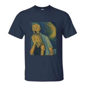 Coldplay Concert Meme Tee – Van Gogh Style Scream Parody Featuring Astronomer Execs 3