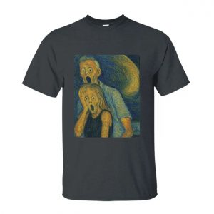 Coldplay Concert Meme Tee – Van Gogh Style Scream Parody Featuring Astronomer Execs 4