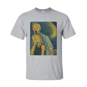 Coldplay Concert Meme Tee – Van Gogh Style Scream Parody Featuring Astronomer Execs 13 Coldplay Concert Meme Tee – Van Gogh Style Scream Parody Featuring Astronomer Execs 7