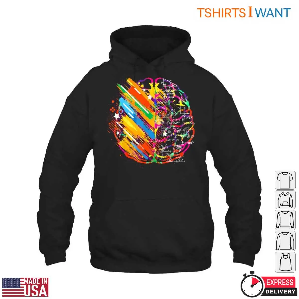 Colorful Brain Design with Math Equations Creative Teacher T Shirt 4 1.jpg