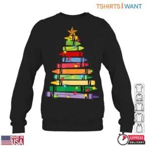 Colorful Crayon Christmas Tree T-Shirt - Teacher Christmas Apparel 11 Colorful Crayon Christmas Tree T Shirt Teacher Christmas Apparel 6 1.jpg