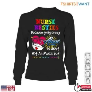 Colorful Stethoscope Heart Design Nurse Friends T-Shirt 10 Colorful Stethoscope Heart Design Nurse Friends T Shirt 5 1.jpg