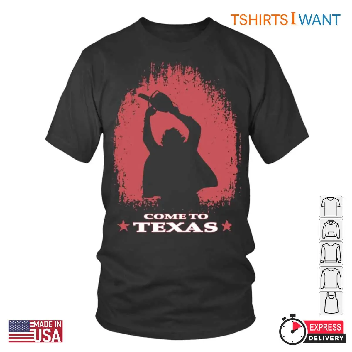 Come to Texas T-Shirt - Leatherface Texas Chainsaw Massacre Horror Fan Tee 1 Come to Texas T Shirt Leatherface Texas Chainsaw Massacre Horror Fan Tee 1 1.jpg