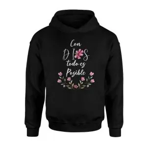 Con Dios Todo Es Posible T-Shirt – Floral Christian Faith Tee 8 Con Dios Todo Es Posible T Shirt E28093 Floral Christian Faith Tee 2.jpg