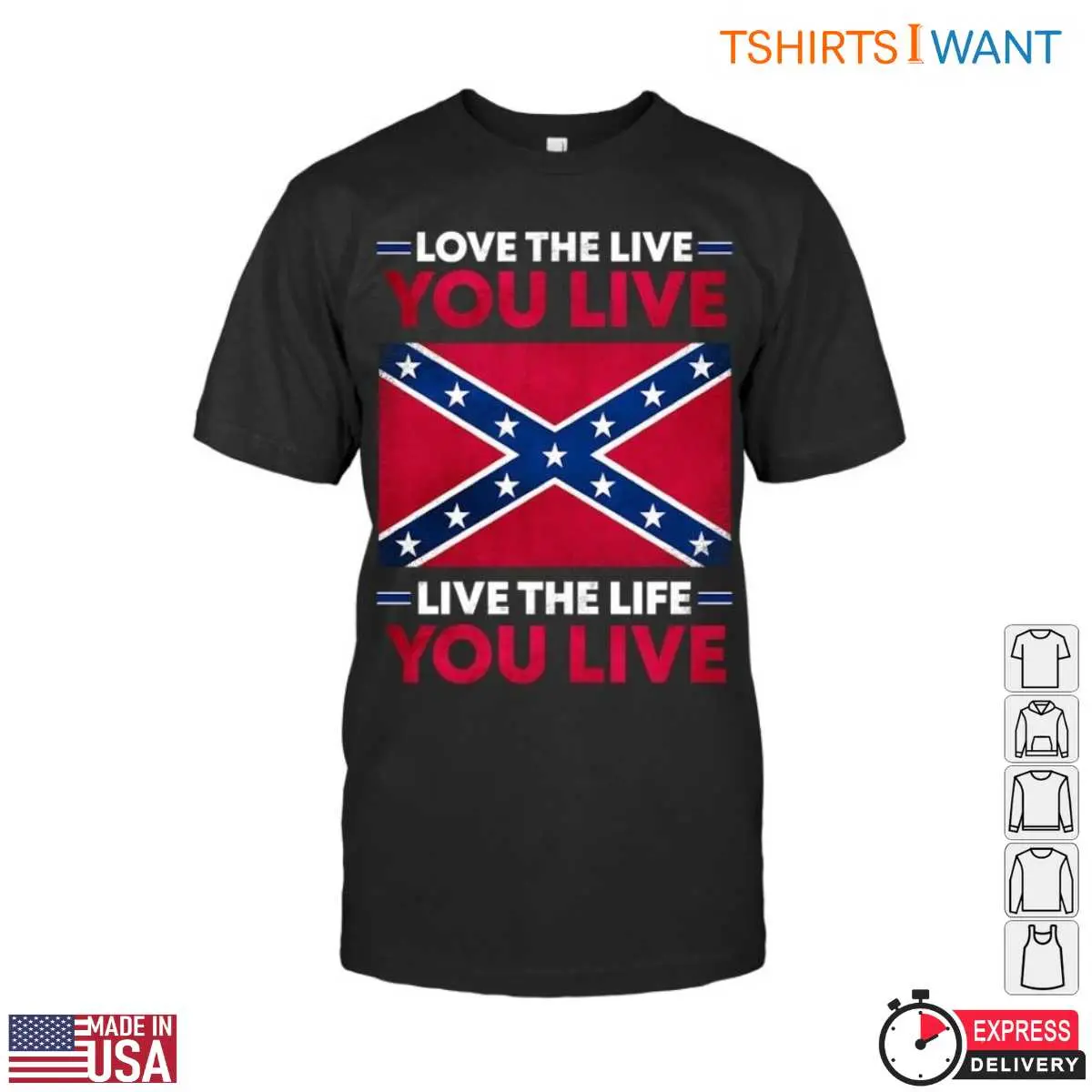 Confederate Flag T Shirt Inspirational Life Quote 1 1.jpg