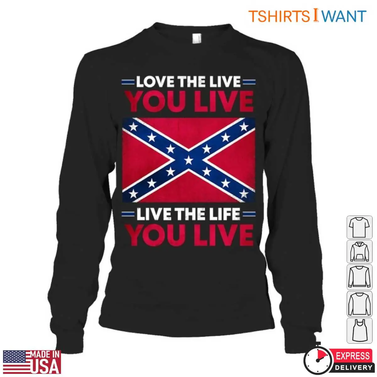 Confederate Flag T Shirt Inspirational Life Quote 5 1.jpg