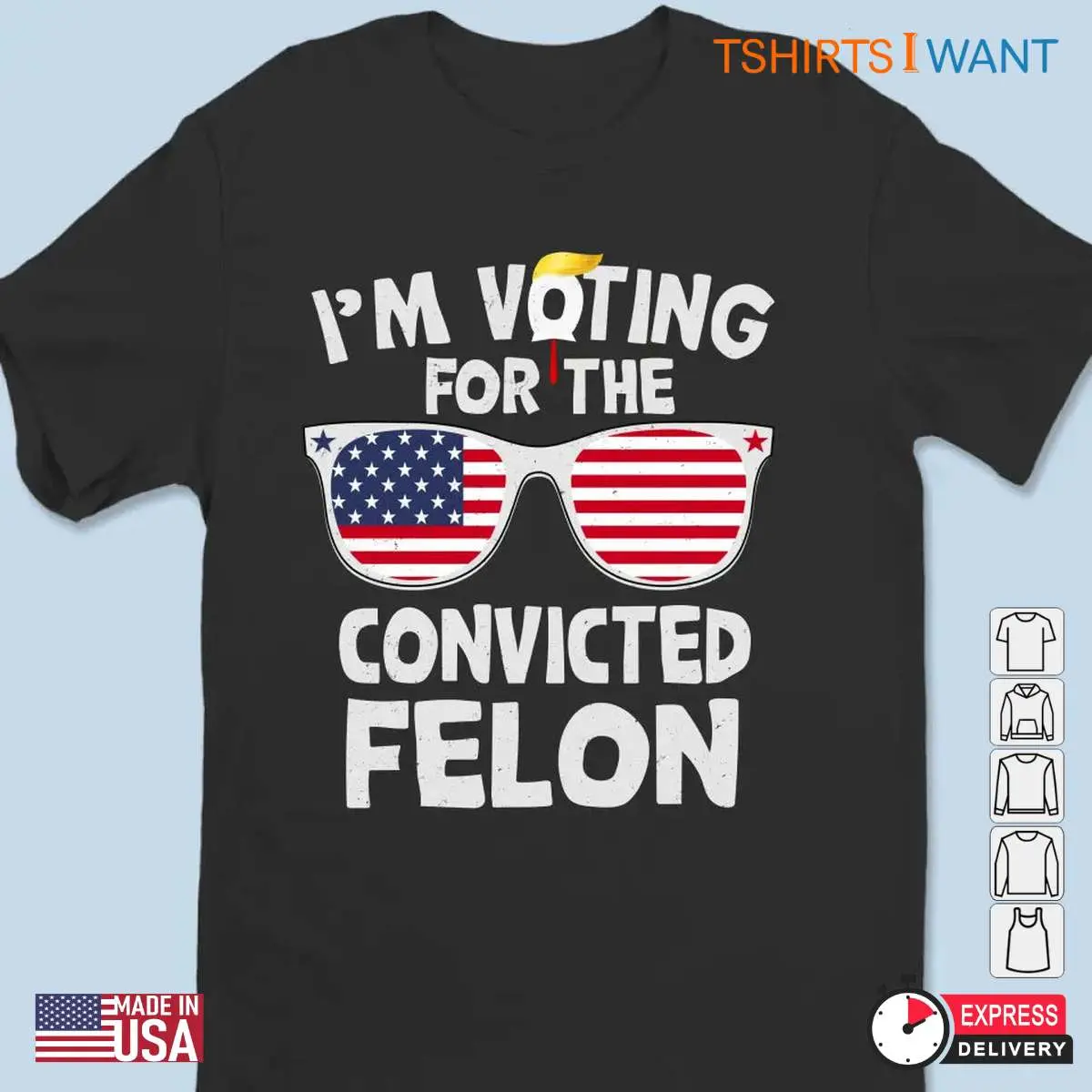Convicted Felon Trump Voting for Trump 2024 Shirt 2 1.jpg