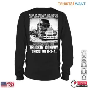 Convoy Truck Trucker T-Shirt - Join Our Convoy Lyrics Roll Across The U.S.A 10 Convoy Truck Trucker T Shirt 5 1.jpg