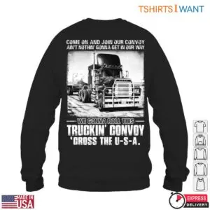 Convoy Truck Trucker T-Shirt - Join Our Convoy Lyrics Roll Across The U.S.A 11 Convoy Truck Trucker T Shirt 6 1.jpg