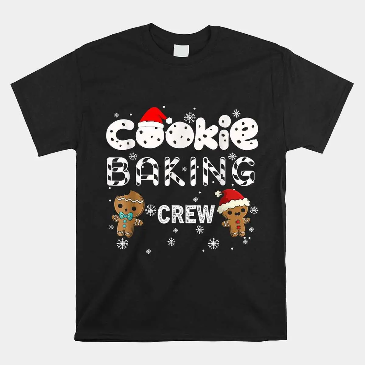 Cookie Baking Crew Christmas Pajama Shirt - Gingerbread Costume Design 10 Cookie Baking Crew Christmas Pajama Shirt 1