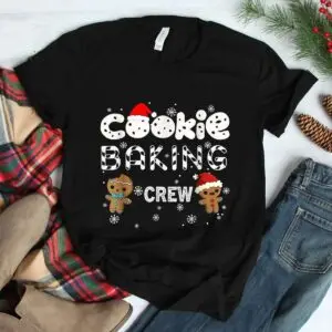 Cookie Baking Crew Christmas Pajama Shirt - Gingerbread Costume Design 7 Cookie Baking Crew Christmas Pajama Shirt 3 1.jpg
