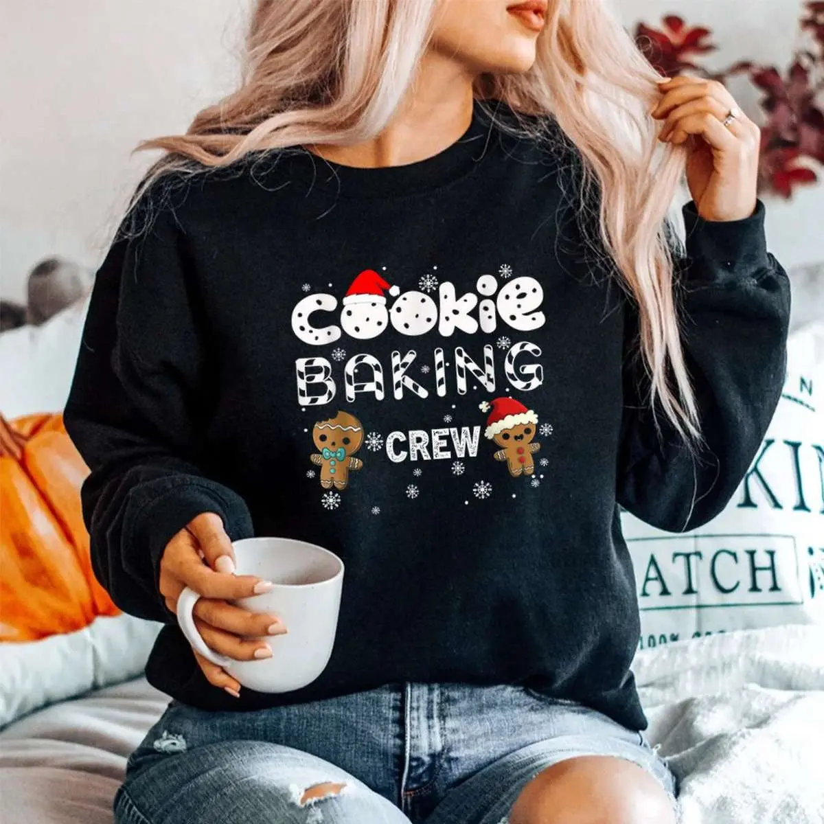 Cookie Baking Crew Christmas Pajama Shirt - Gingerbread Costume Design 5 Cookie Baking Crew Christmas Pajama Shirt 5 1.jpg