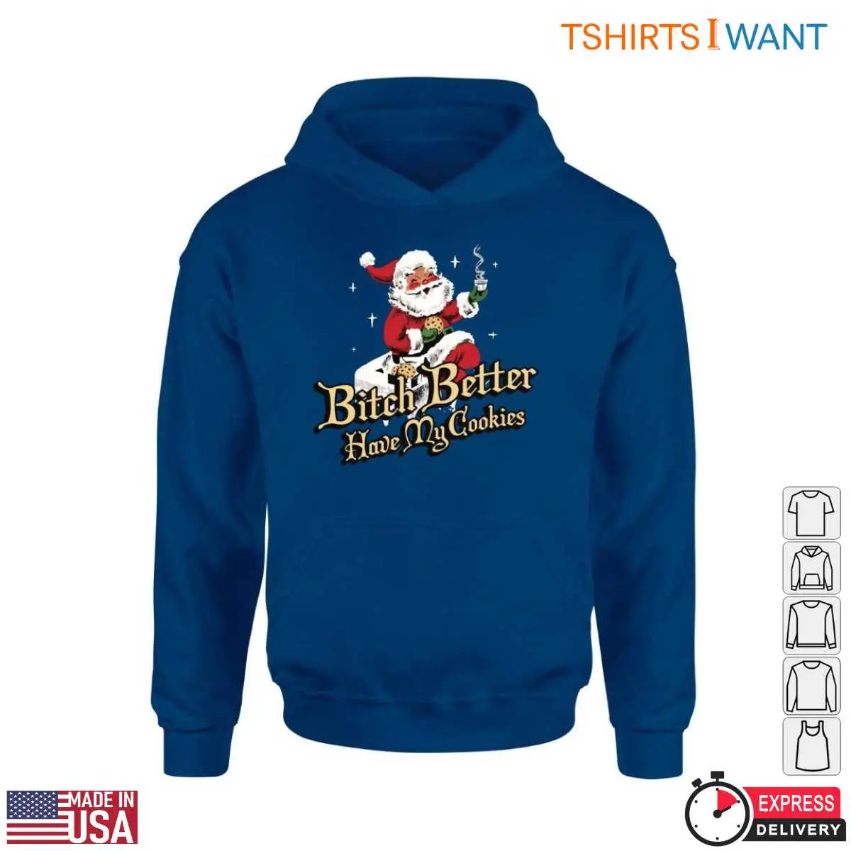 Cookies With Santa T Shirt Better Have My Cookies Funny Tee 5 1.jpg