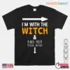 Couples Halloween Sweatshirts: I'm With The Witch Couples Halloween Costume Tee 13 Couples Halloween Sweatshirts Im With the Witch Tee 1 1.jpg
