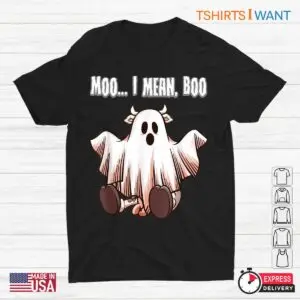 Cow Halloween Shirt Moo Boo Ghost Costume 1 1.jpg
