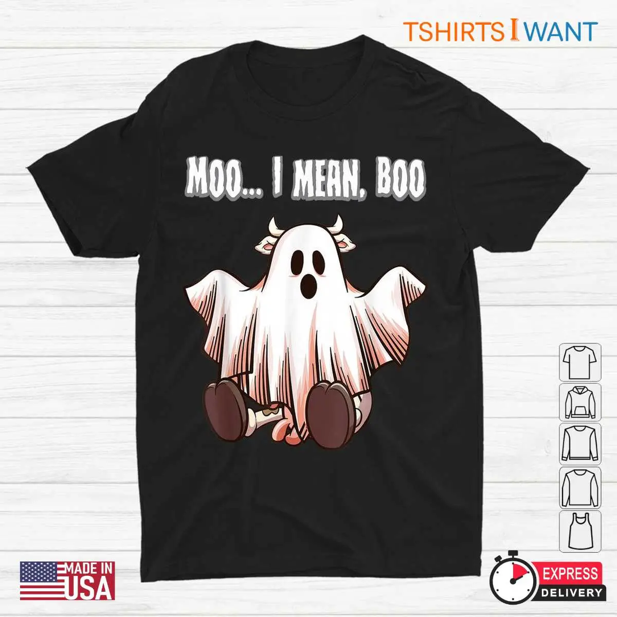 Cow Halloween Shirt Moo Boo Ghost Costume 1 1.jpg