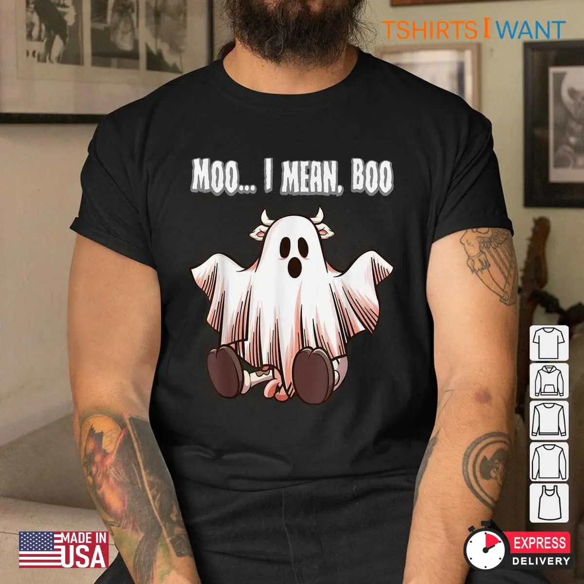 Cow Halloween Shirt Moo Boo Ghost Costume 5 1.jpg