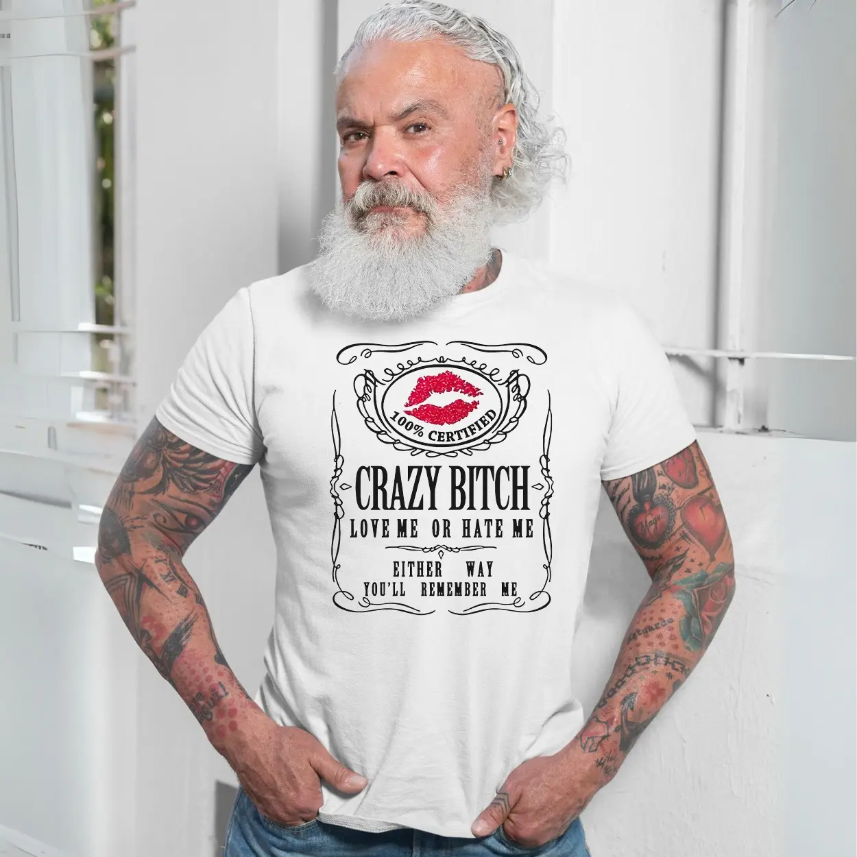 Crazy Bitch Love Me or Hate Me Lips Graphic T Shirt 7 1.jpg