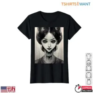 Creepy Anime Girl Dark Fantasy T-Shirt 5 Creepy Anime Girl Dark Fantasy T Shirt 2 1.jpg