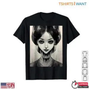 Creepy Anime Girl Dark Fantasy T-Shirt 7 Creepy Anime Girl Dark Fantasy T Shirt 4 1.jpg