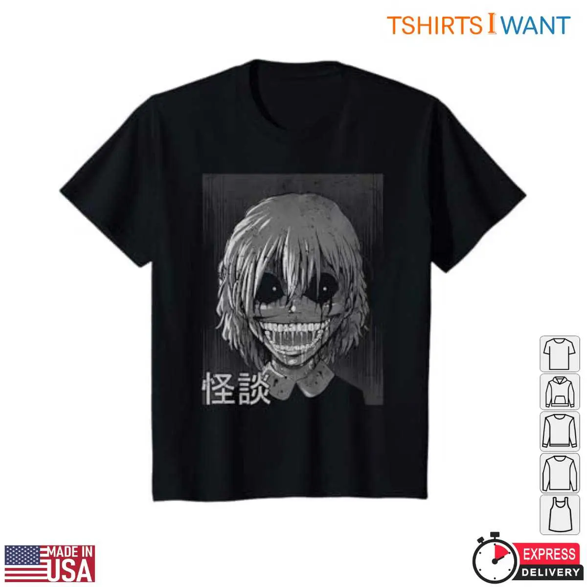 Creepy Anime Smile Horror T Shirt 4 1.jpg