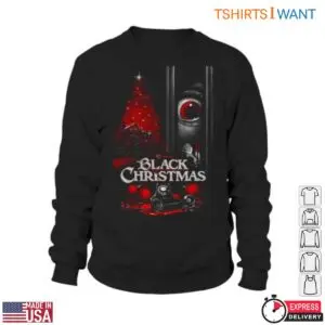 Creepy Christmas T-Shirt - Black Christmas Horror Design with Red Eye and Blood 8 Creepy Christmas T Shirt Black Christmas Horror Design 3 1.jpg