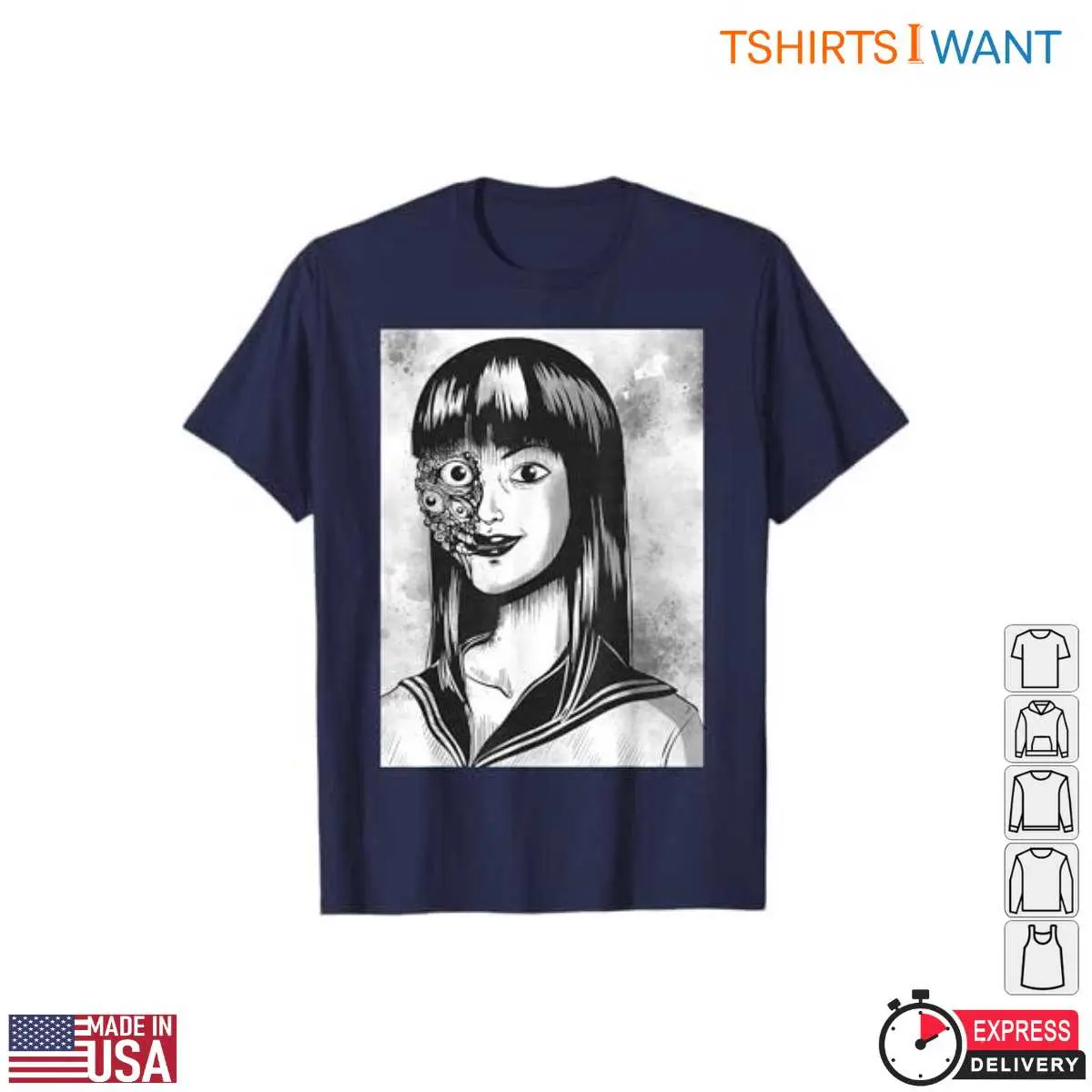 Creepy Girl Costumes Anime Horror T Shirt 1 1.jpg