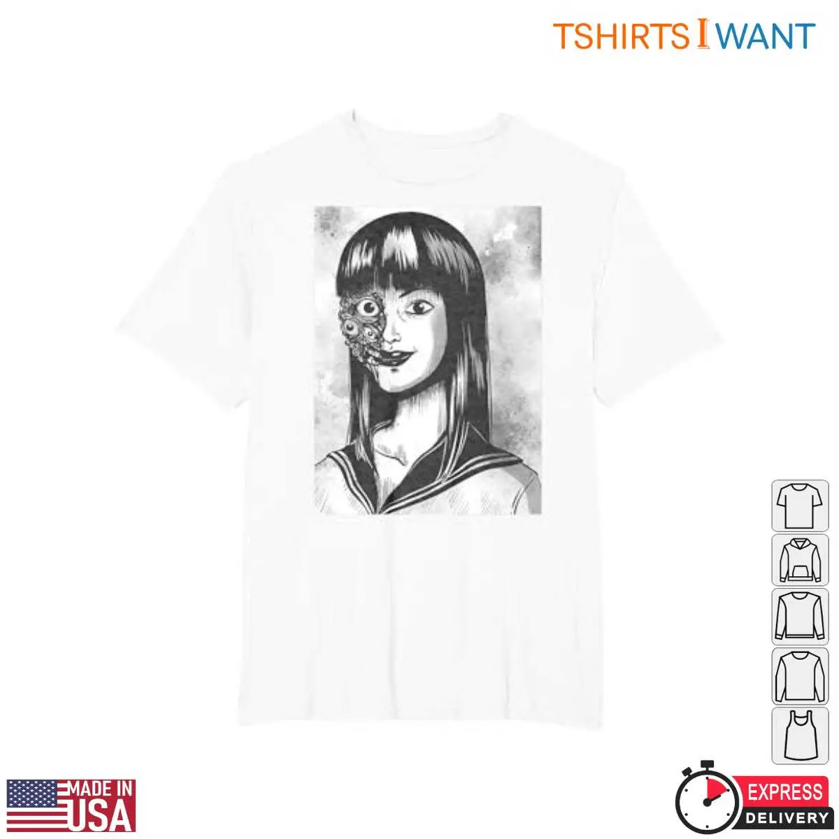 Creepy Girl Costumes Anime Horror T Shirt 2 1.jpg