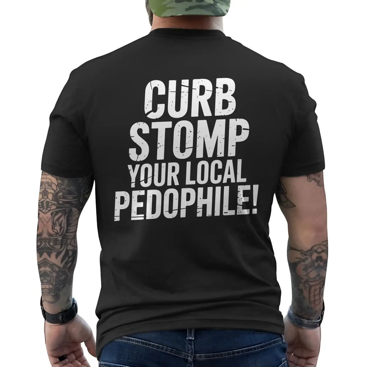 Curb Stomp Your Local Pedophile Bold Statement T-Shirt 6 Curb Stomp Your Local Pedophile Bold Statement T Shirt 6 1.jpg