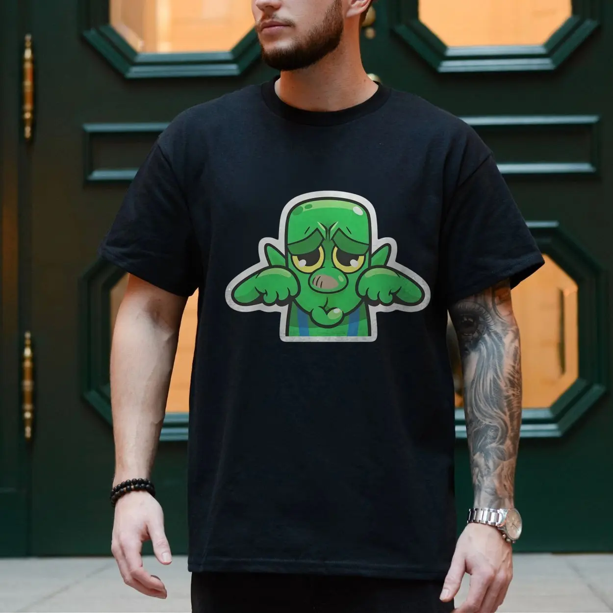 Cute Cartoon T-shirt – Sad Green Goblin Style Character Graphic Tee 4 Cute Cartoon T shirt E28093 Sad Green Goblin Style Character Graphic Tee 4.jpg