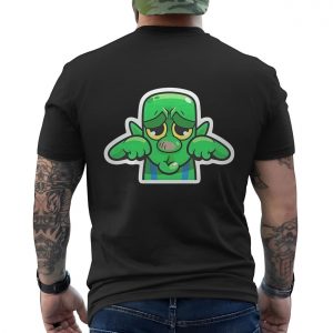 Cute Cartoon T shirt E28093 Sad Green Goblin Style Character Graphic Tee 6.jpg