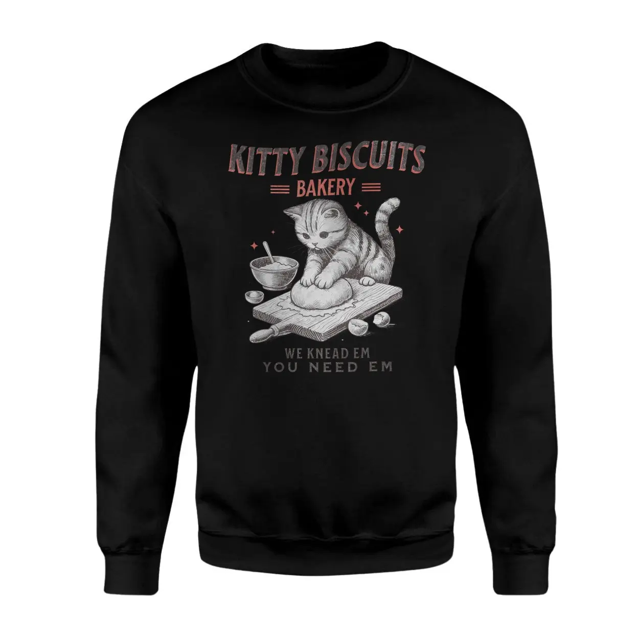 Cute Cat T-shirt – Kitty Biscuits Bakery We Knead Em You Need Em Tee 3 Cute Cat T shirt E28093 Kitty Biscuits Bakery We Knead Em You Need Em Tee 3.jpg
