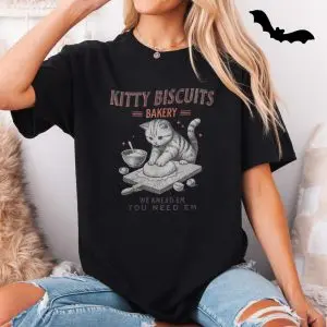 Cute Cat T-shirt – Kitty Biscuits Bakery We Knead Em You Need Em Tee 11 Cute Cat T shirt E28093 Kitty Biscuits Bakery We Knead Em You Need Em Tee 5.jpg