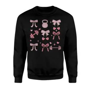 Cute Gym T-Shirt – Pink Bows, Weights and Cherries Kawaii Fitness Tee 9 Cute Gym T Shirt E28093 Pink Bows Weights and Cherries Kawaii Fitness Tee 3.jpg