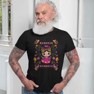 Cute Mexican Doll T-Shirt Traditional Folk Art Fiesta Design 13 Cute Mexican Doll T Shirt Traditional Folk Art Fiesta Design 7 1.jpg