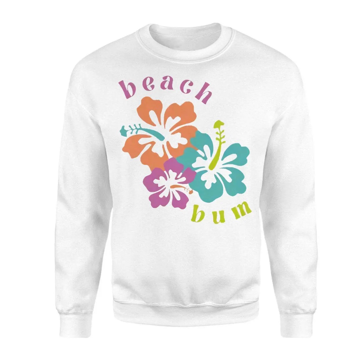 Cute Tropical Beach Bum T Shirt Hibiscus Flower Summer Vibes 3 1.jpg