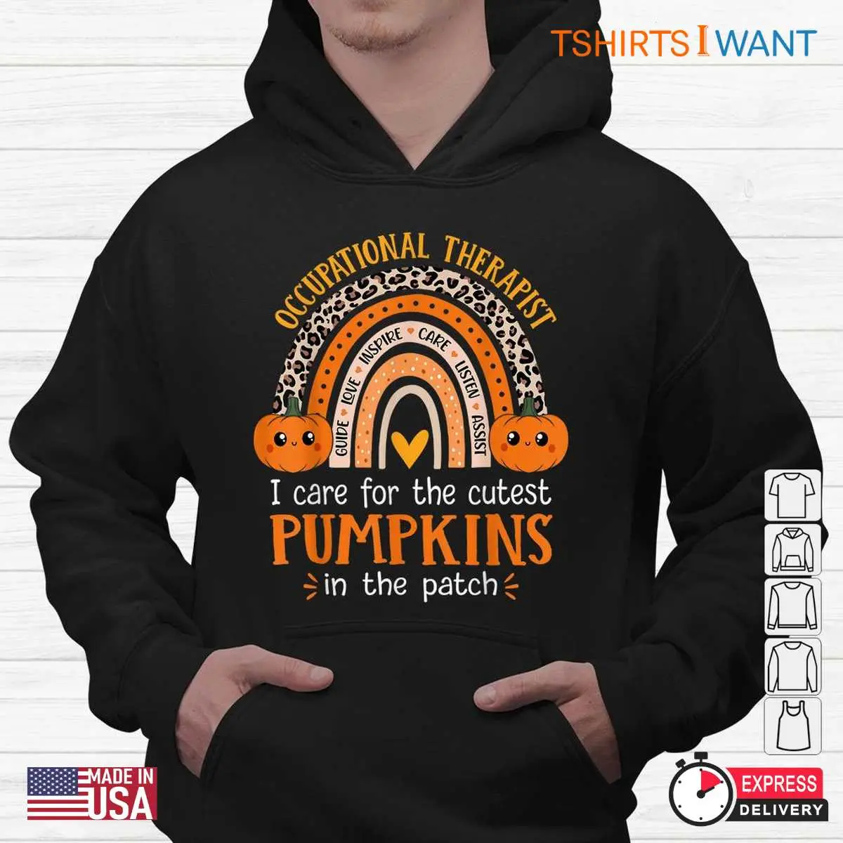 Cutest Pumpkins In The Patch: Occupational Therapist School Halloween Shirt 13 Cutest Pumpkins In The Patch Occupational Therapist 4