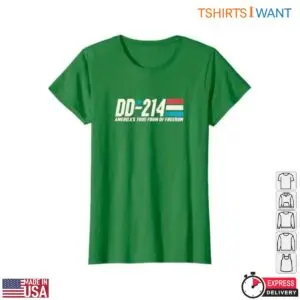 DD 214 T-Shirt - Armed Forces Military Alumni Vintage Veteran with Patriotic Flag Design 8 DD 214 T Shirt Military Alumni Flag Design 4 1.jpg