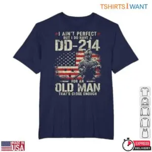 DD 214 Veteran T Shirts - Proud Veteran Old Man Military Tee with American Flag 7 DD 214 Veteran T Shirts Proud Veteran Military Flag Tee 2 1.jpg